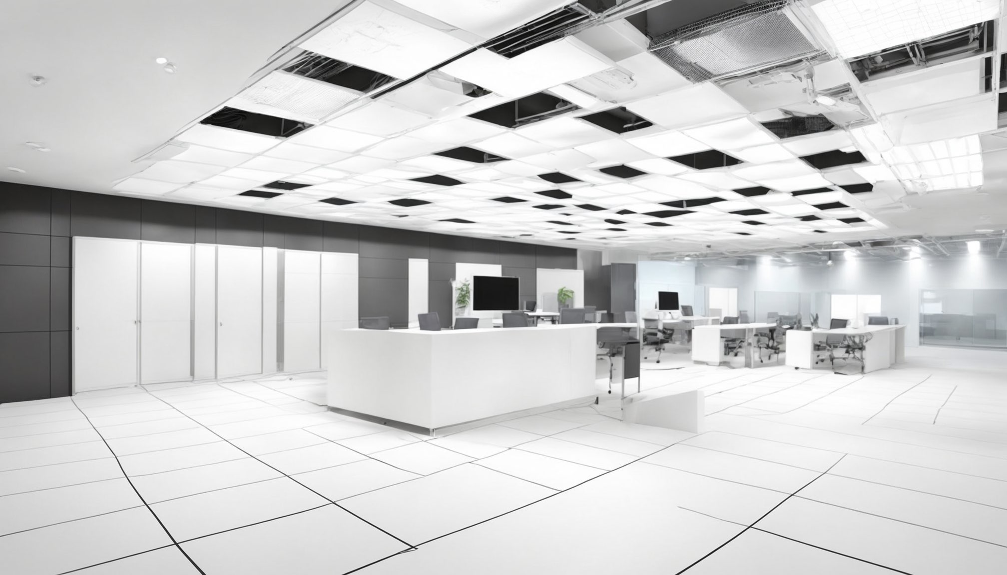 Suspended ceiling installation in a St Albans commercial space