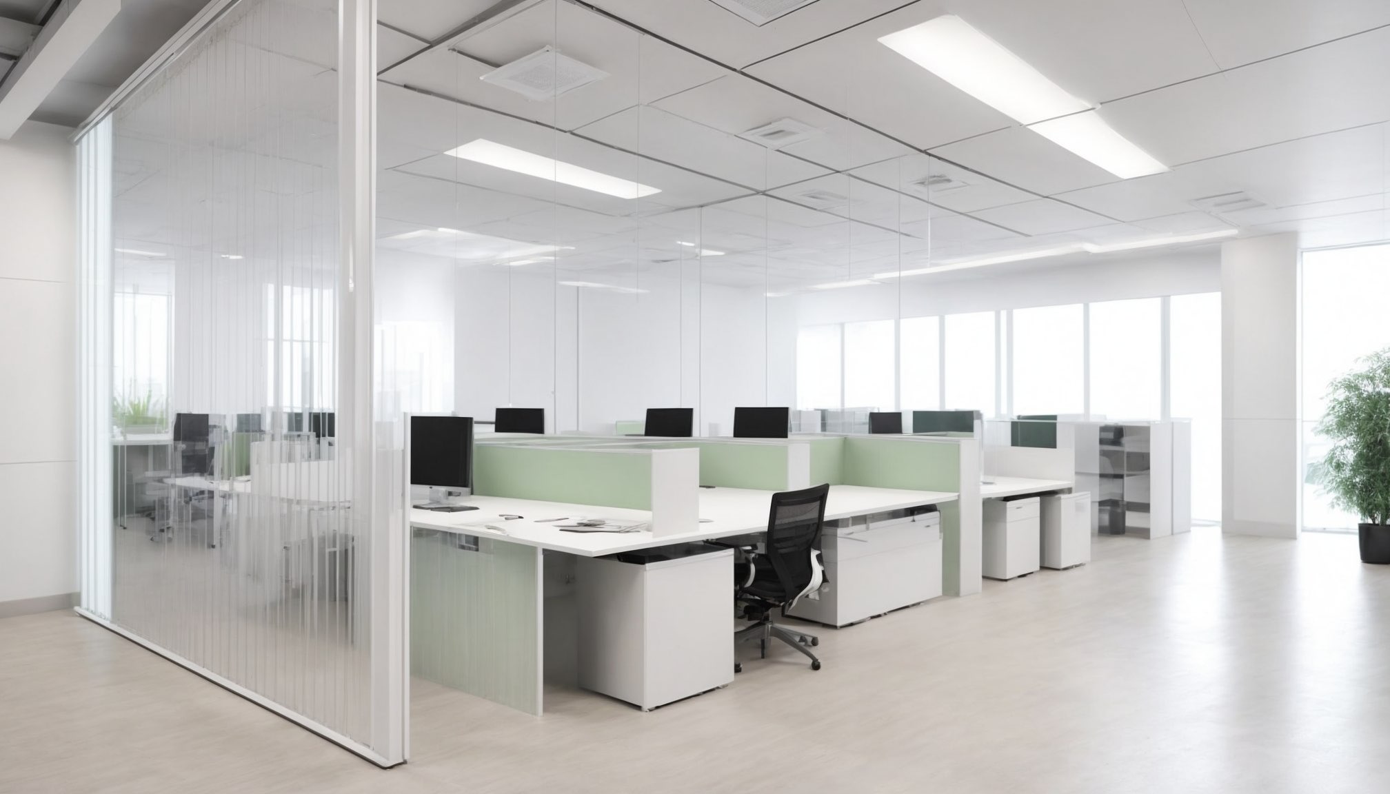 Office drylining and partition wall installation in St Albans